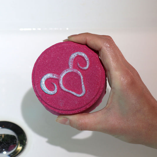 Set of Zodiac Bath Fizzers with Horoscope - Aries