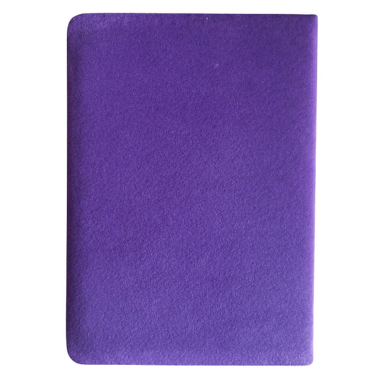 Purple Velvet Notebook - 80 pages - Create Magic