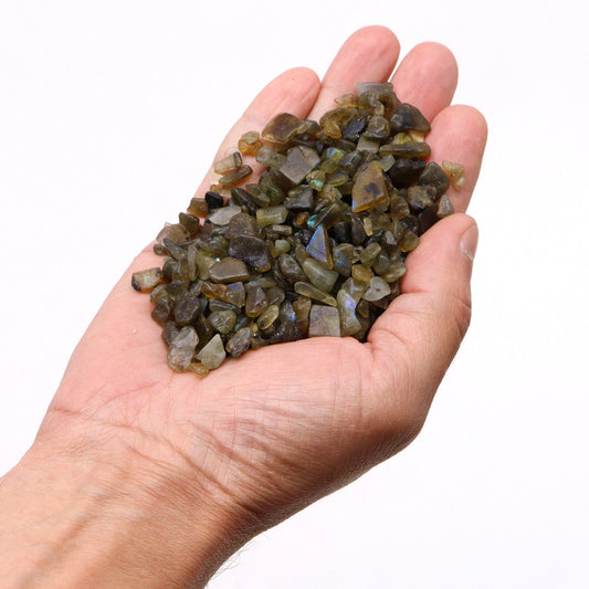 Labradorite Chips Gemstone Chips Bulk - 1KG
