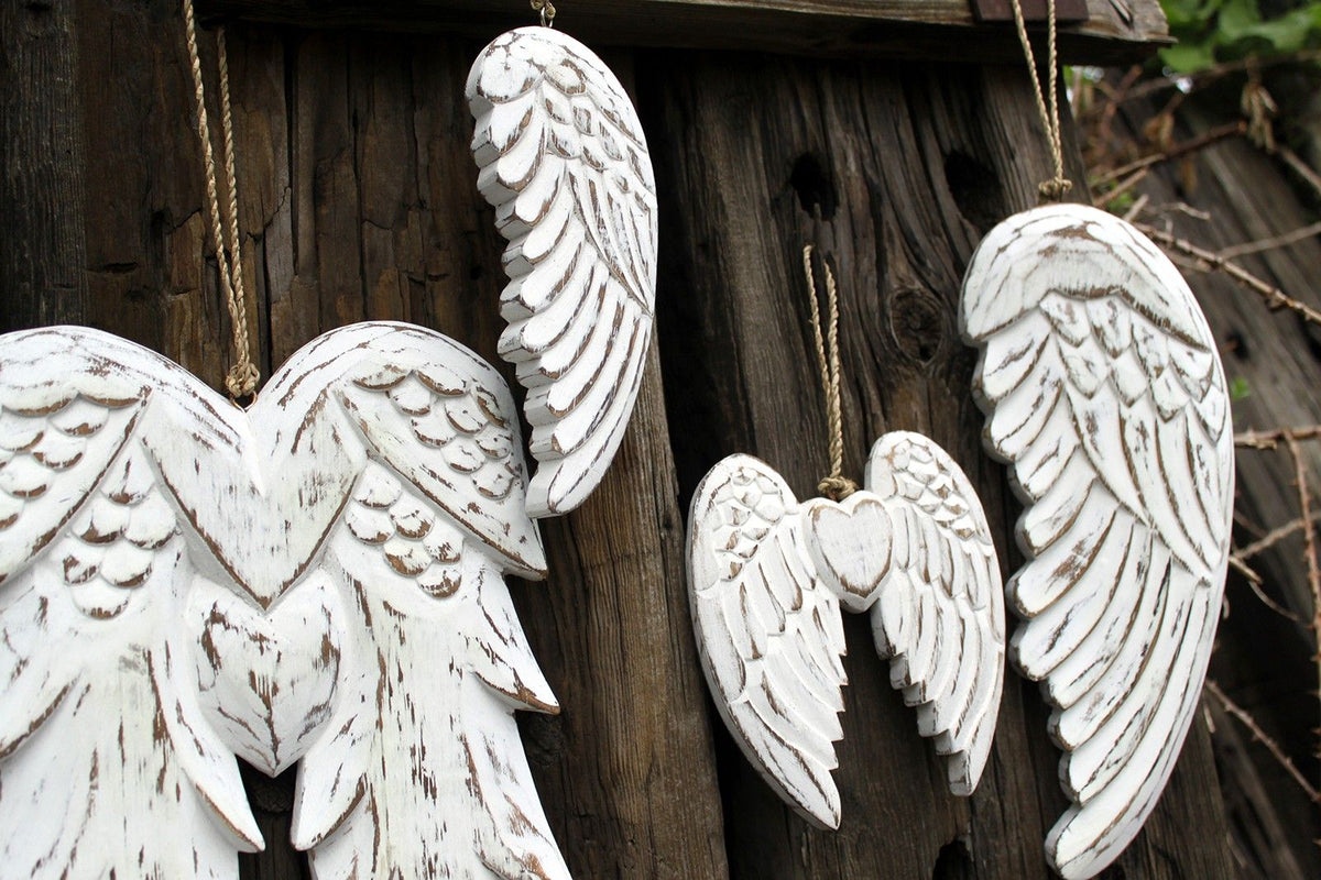 Hand Crafted Small Angel Wing - 18cm