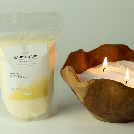 Fragranced Candle Sand - Dusty Rose - Maison de Roses - 300g
