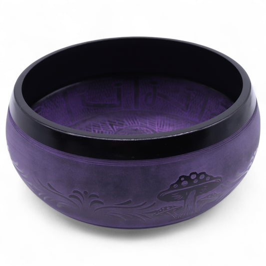 Extra Loud - Mushroom Singing Bowl - Purple Haze (23x10.5cm, 1.3kg)