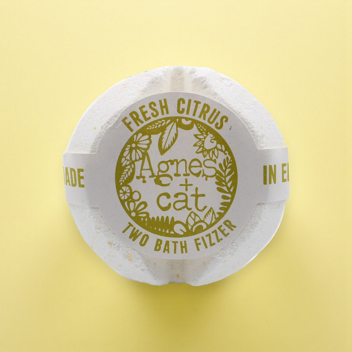 Agnes + Cat Bath Fizzer - Fresh Citrus