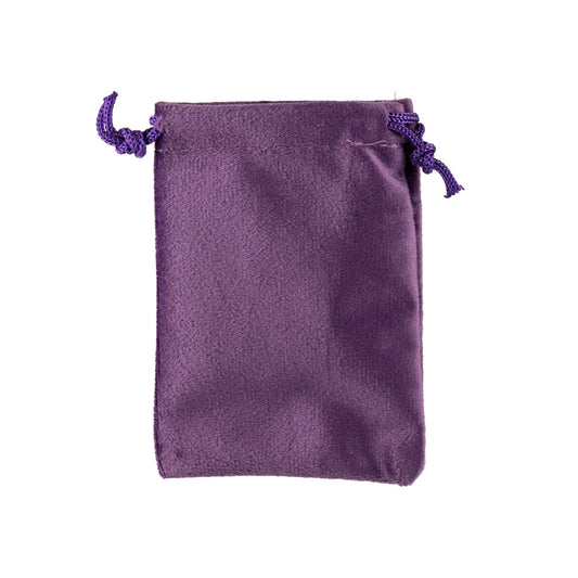 Quality Velvet Pouch - Purple 10x12cm