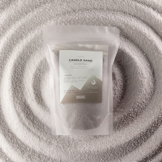 Fragranced Candle Sand - Warm Grey - Azure Noir - 300g