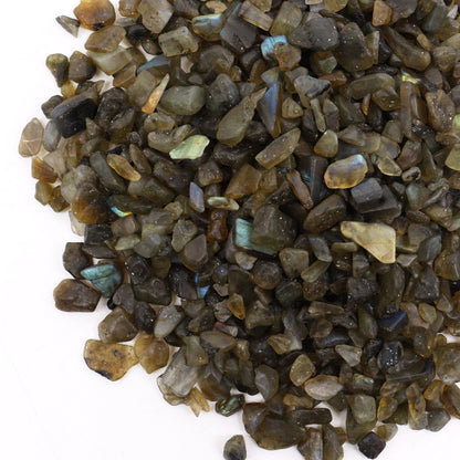 Labradorite Chips Gemstone Chips Bulk - 1KG