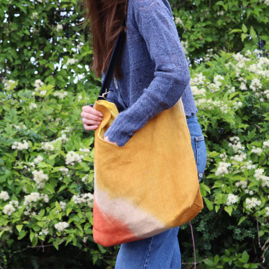 Soft Blend Shoulder Tote -Tumeric