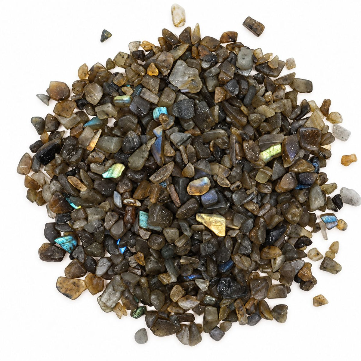 Labradorite Chips Gemstone Chips Bulk - 1KG