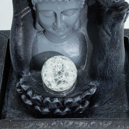 Buddha Hand & Head Tabletop Water Feature (20x25x35cm)