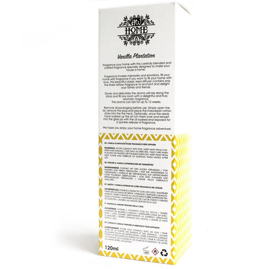 120ml Reed Diffuser -  Vanilla Plantation