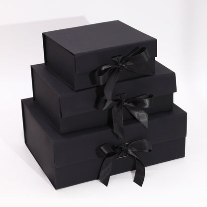 Flat Pack Gift Box - Extra Large  (33x25x12cm) - Black