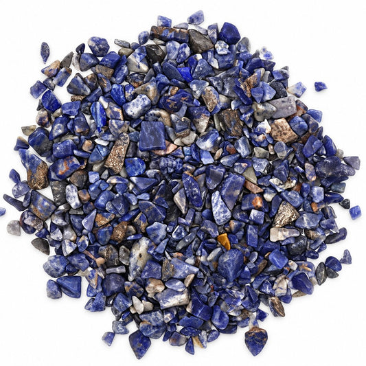 Sodalite Chips Gemstone Chips Bulk - 1KG