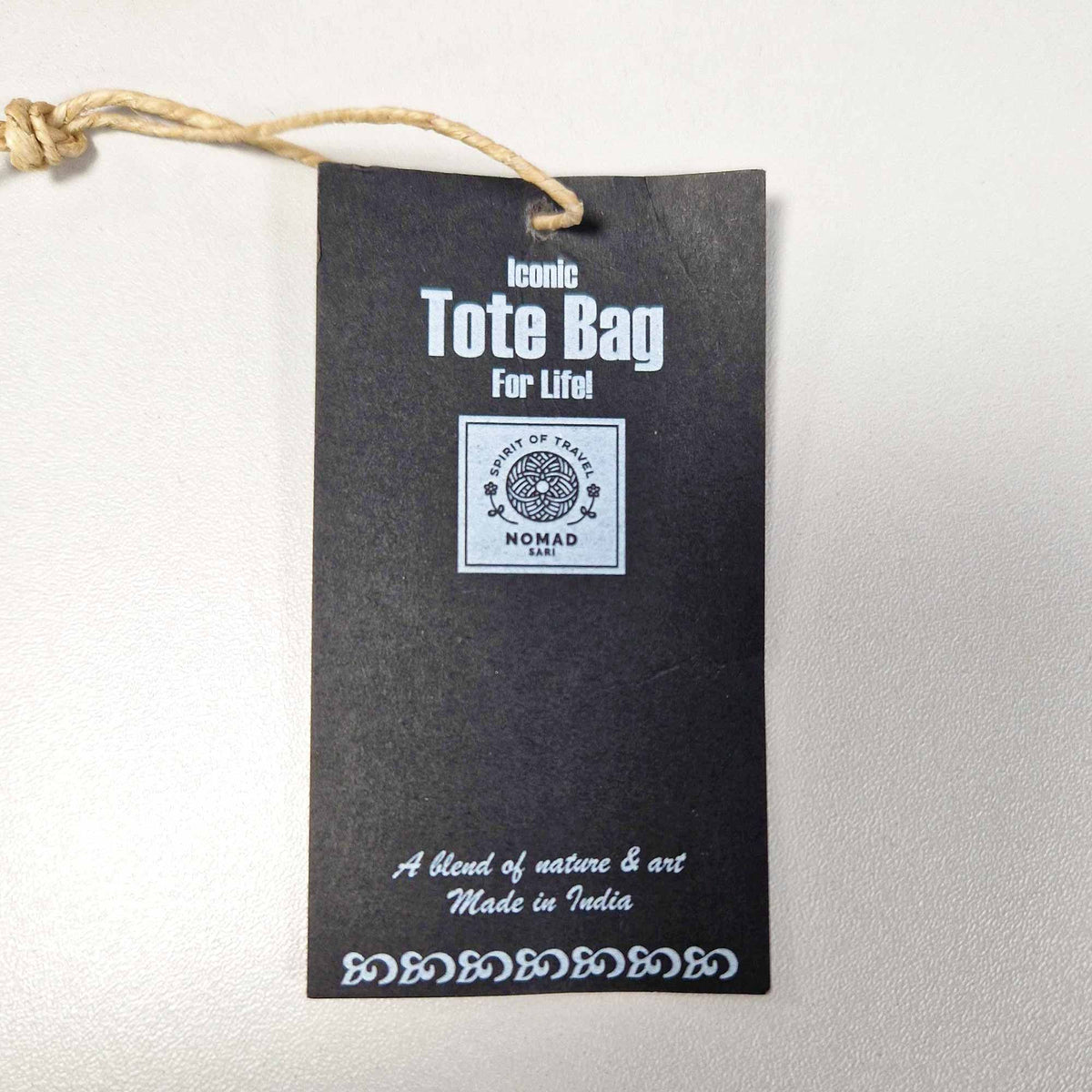 Iconic Basic Tote Bag - Mi Vida Loca - Natural 4oz