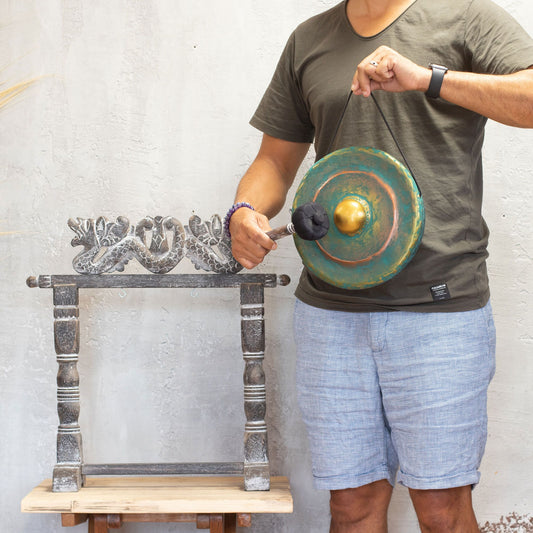 Small Gong in Stand - 25cm - Greenwash