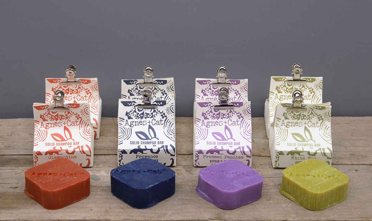 Agnes + Cat Pressed Peonies Solid Shampoo