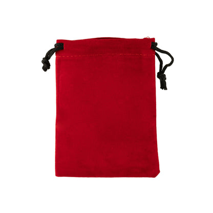 Quality Velvet Pouch - Red 10x12cm