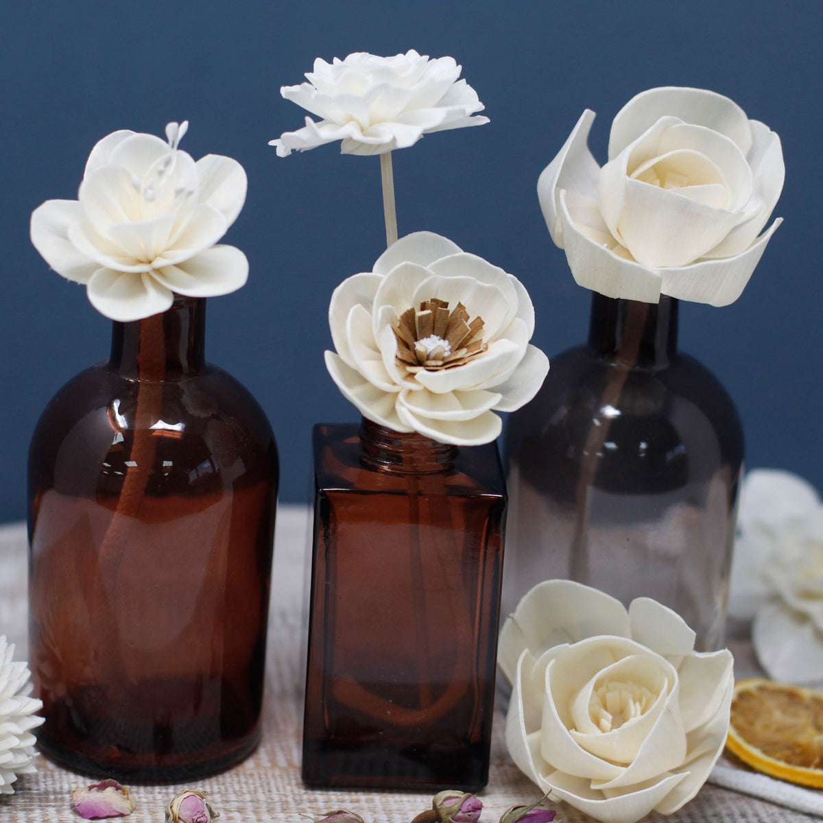 Natural Diffuser Flowers – Small Poppy on String