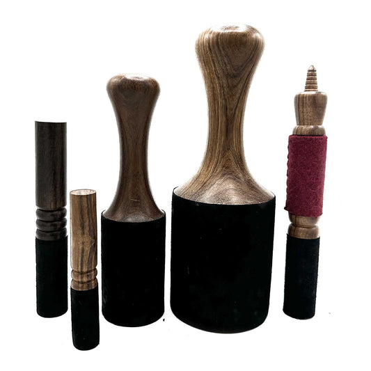 Wooden Stick - 18cm  - Medium Double Ring