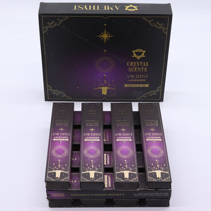 Amethyst Crystal Scents Smudge Incense - Lavender