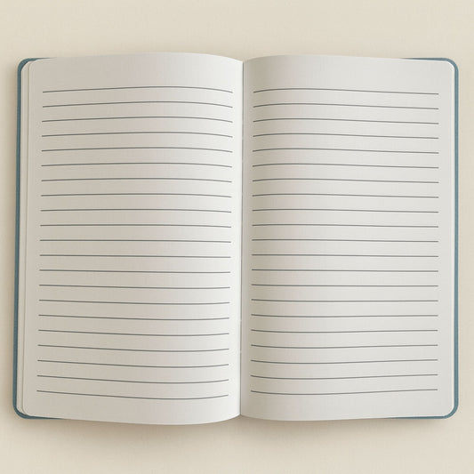 Dark Blue Velvet Notebook - 80 pages - Stay Wild Moon Child