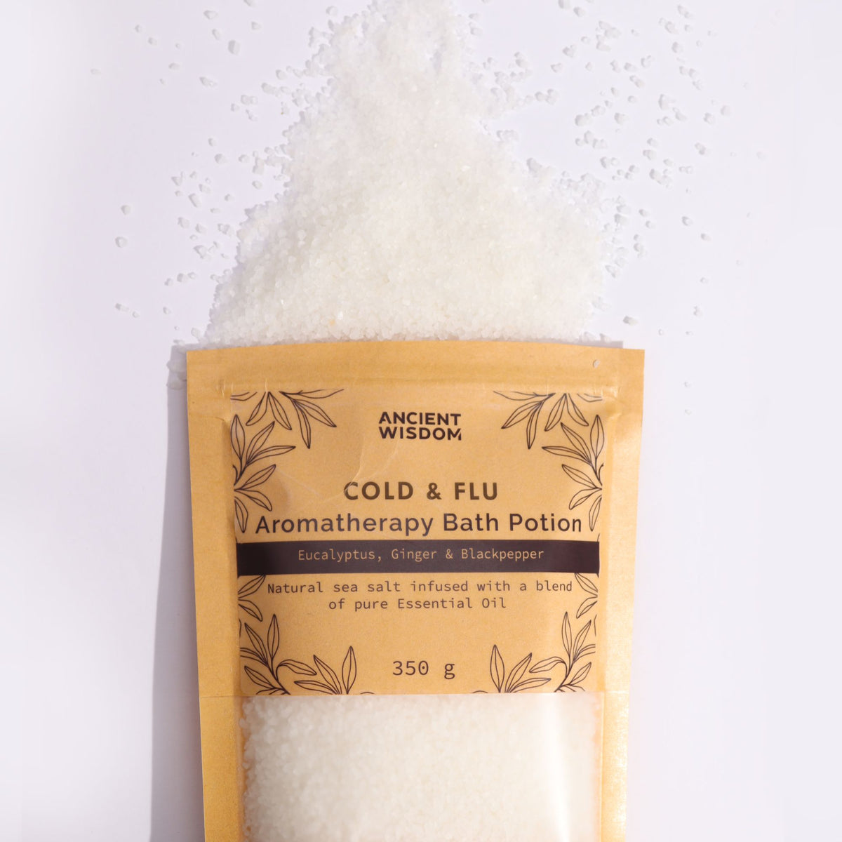Aromatherapy Bath Potion in Kraft Bag 350g - Colds & Flu