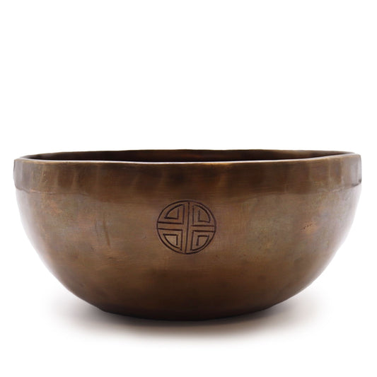 Extra Large Indian Moon Phase Singing Bowl - (approx 1500g) - 22cm