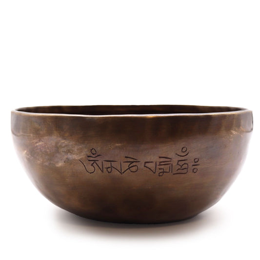Extra Large Indian Moon Phase Singing Bowl - (approx 1500g) - 22cm