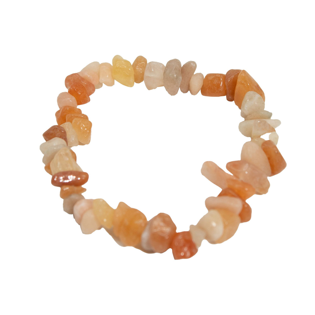 Chipstone Bracelet - Orange Jasper Stone