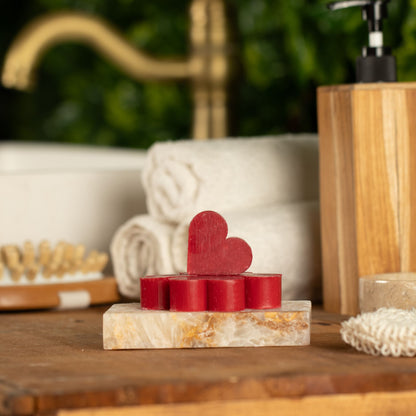 Heart Guest Soap - Raspberry