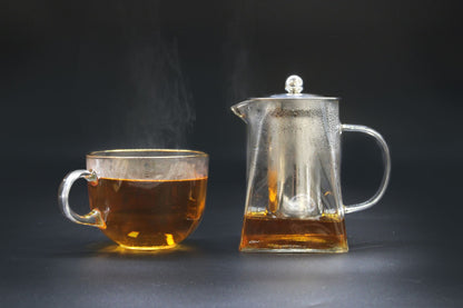 Glass Infuser Teapot - Gift Boxed - Tower Shape - 750ml