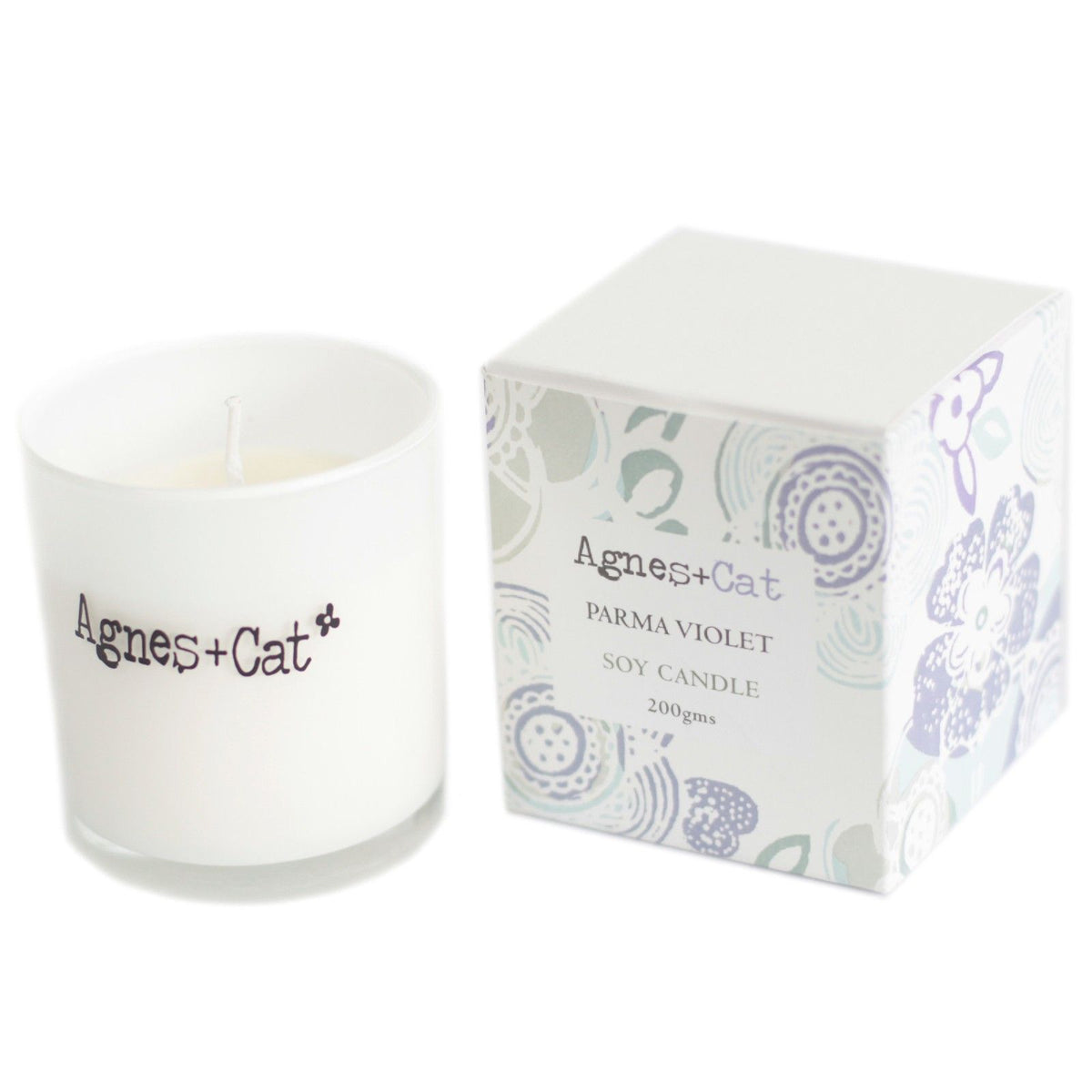 Agnes + Cat Votive Candle - Parma Violet