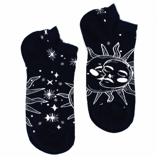 S/M Hop Hare Bamboo Socks Low (3.5-6.5) - Sun and Moon 