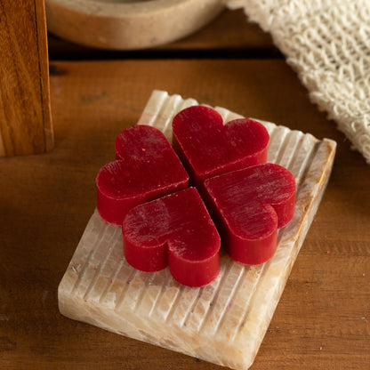 Heart Guest Soap - Raspberry