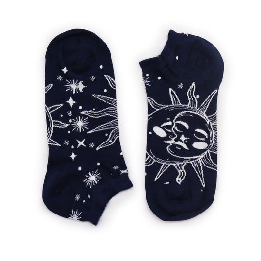 S/M Hop Hare Bamboo Socks Low (3.5-6.5) - Sun and Moon 