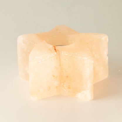 Salt Candle Holder - Star