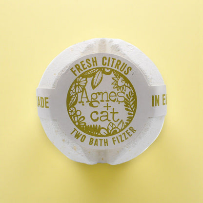 Agnes + Cat Bath Fizzer - Fresh Citrus